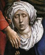 WEYDEN, Rogier van der Deposition (detail) oil painting